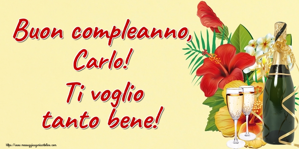 Cartoline Con Nome Carlo Di Auguri Cartolineconnomi Com