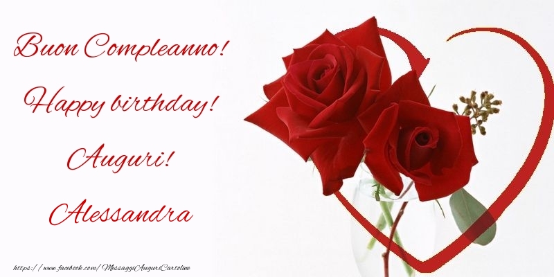 Buon Compleanno Happy Birthday Auguri Alessandra Cartoline Di Compleanno Con Nome Alessandra Cartolineconnomi Com