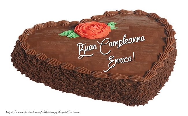 Torta Buon Compleanno Enrico Cartoline Di Compleanno Con Nome Enrico Cartolineconnomi Com