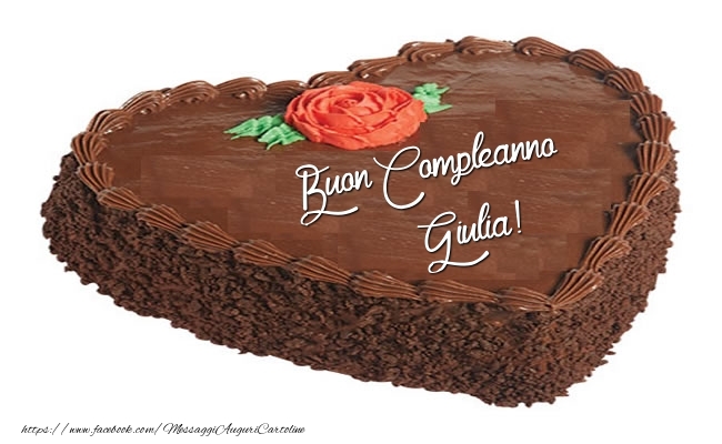 Torta Buon Compleanno Giulia Cartoline Di Compleanno Con Nome Giulia Cartolineconnomi Com