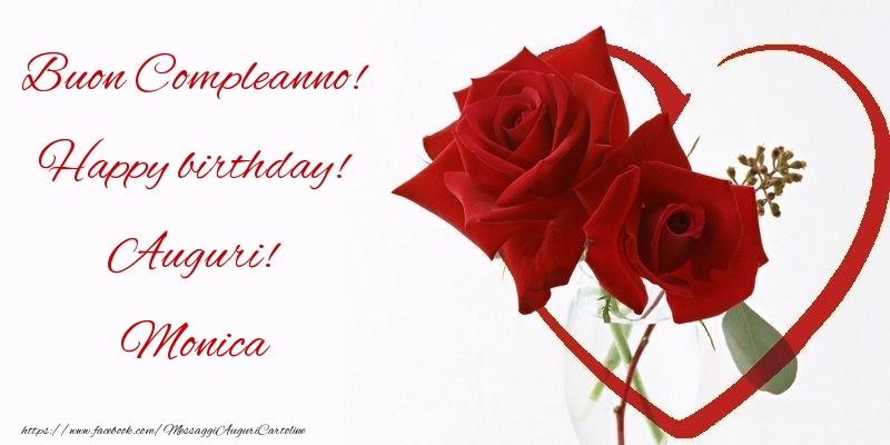 Buon Compleanno Happy Birthday Auguri Monica Cartoline Di Compleanno Con Nome Monica Cartolineconnomi Com