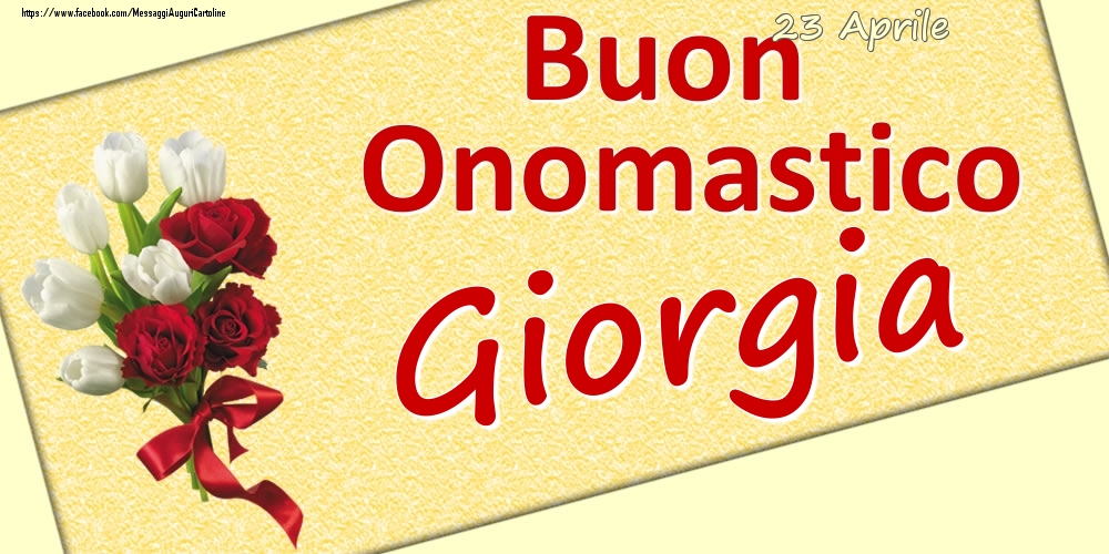 Cartoline Con Nome Giorgia Di Onomastico Cartolineconnomi Com