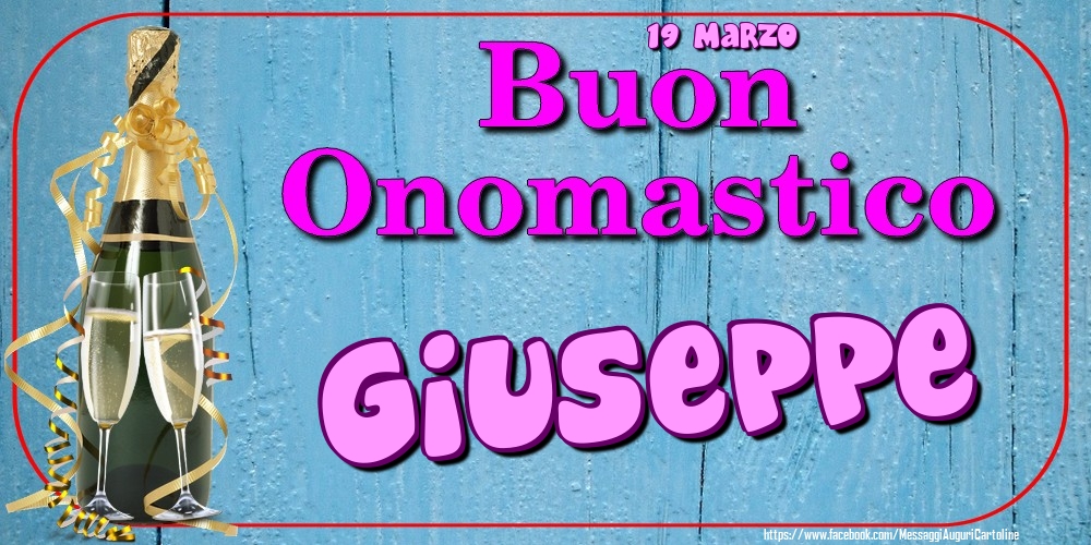 Cartoline con nome Giuseppe