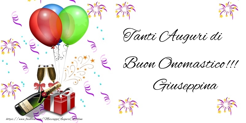 Tanti Auguri Di Buon Onomastico Giuseppina Cartoline Di Onomastico Con Nome Giuseppina Cartolineconnomi Com