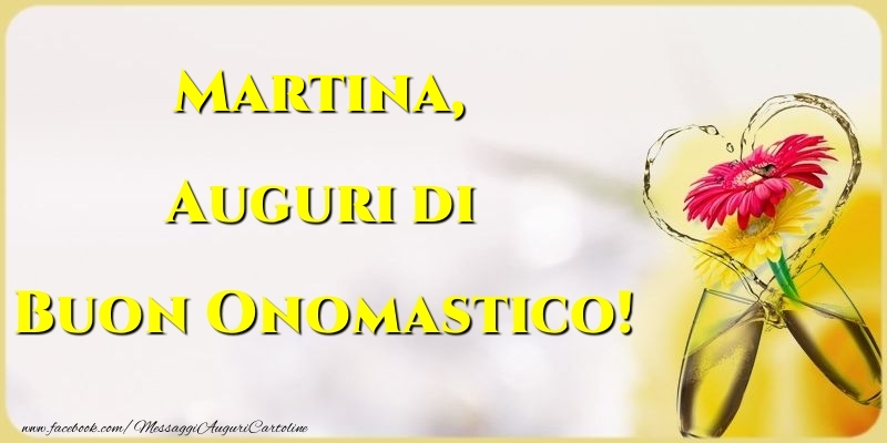 Auguri Di Buon Onomastico Martina Cartoline Di Onomastico Con Nome Martina Cartolineconnomi Com