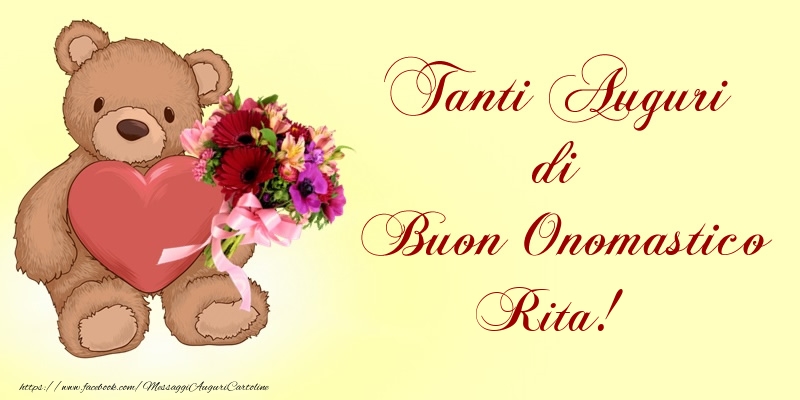 Tanti Auguri Di Buon Onomastico Rita Cartoline Di Onomastico Con Nome Rita Cartolineconnomi Com