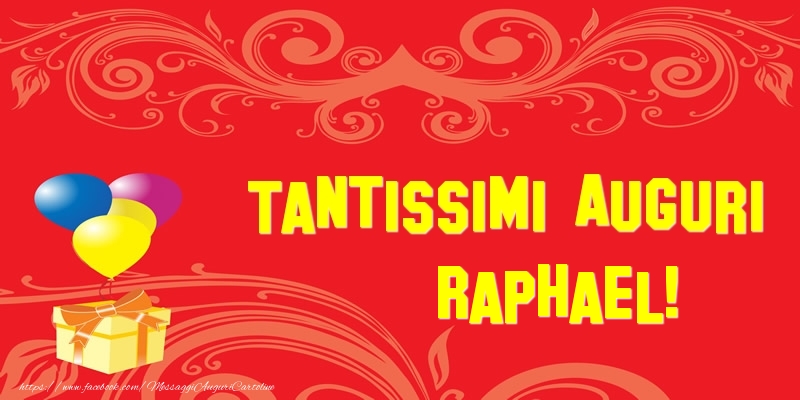 Cartoline di auguri | Tantissimi Auguri Raphael!