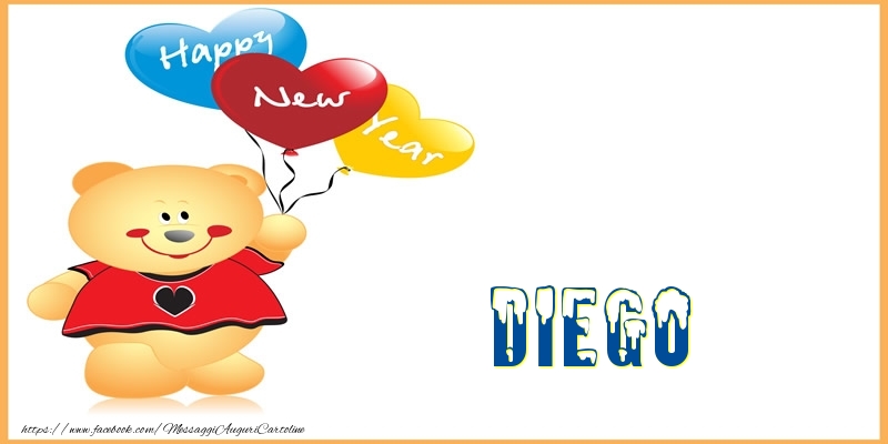 Cartoline di buon anno | Happy New Year Diego!