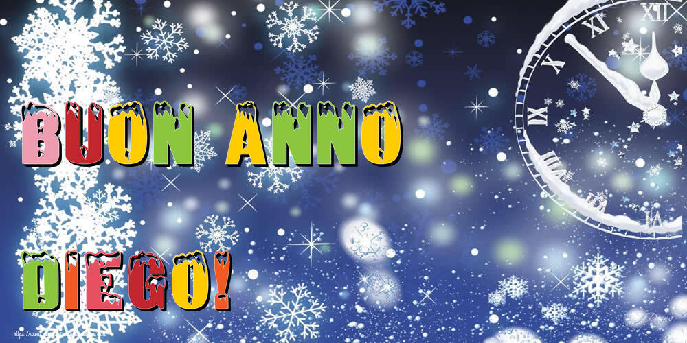 Cartoline di buon anno | Buon Anno Diego!