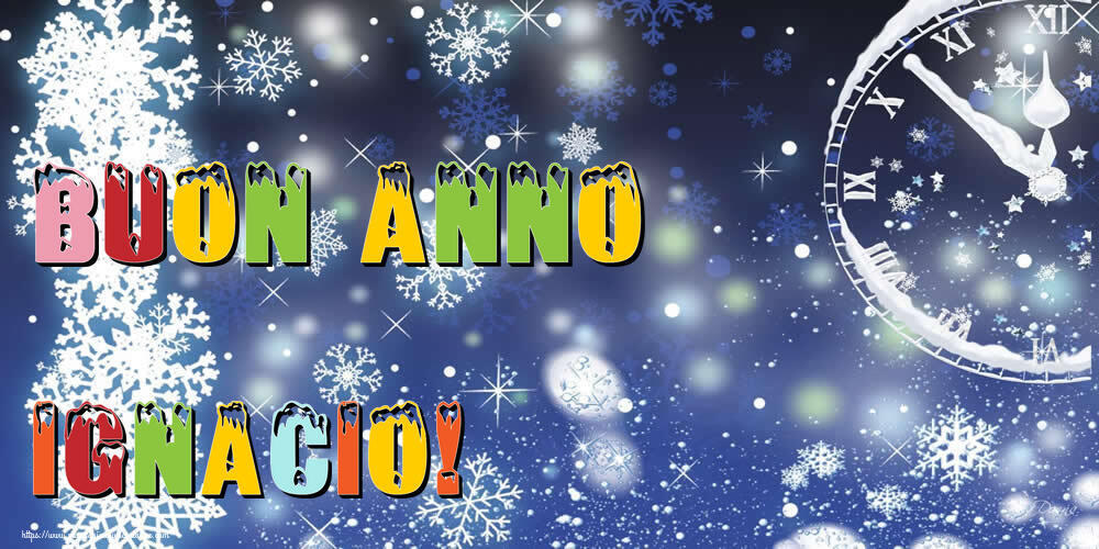Cartoline di buon anno | Buon Anno Ignacio!