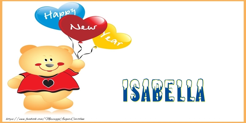 Cartoline di buon anno | Happy New Year Isabella!