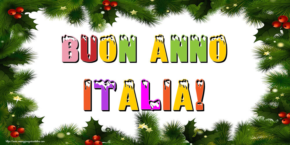 Cartoline di buon anno | Buon Anno Italia!