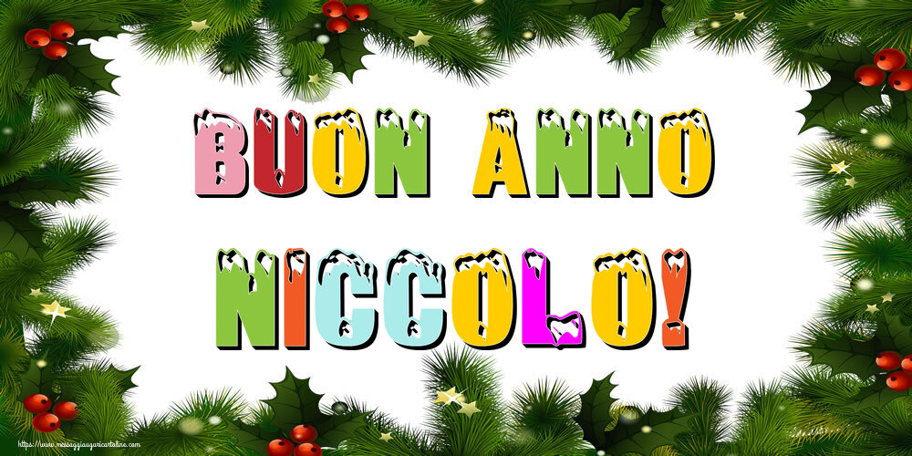 Cartoline di buon anno | Buon Anno Niccolo!