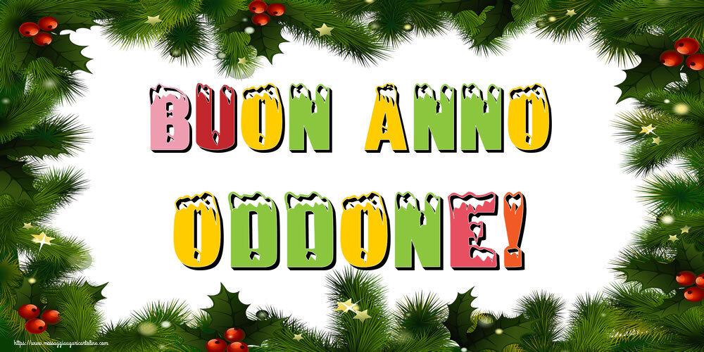 Cartoline di buon anno | Buon Anno Oddone!