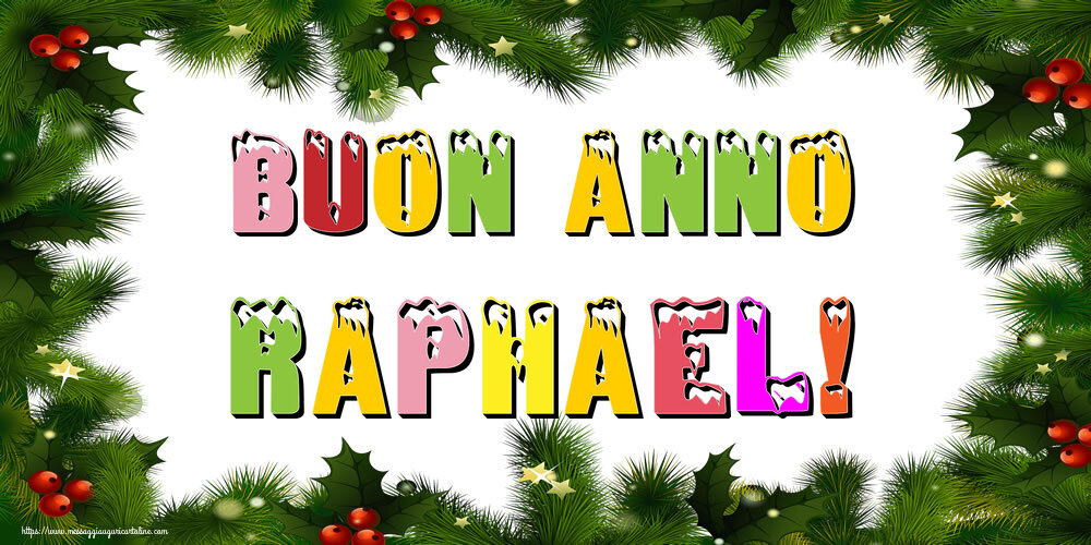  Cartoline di buon anno | Buon Anno Raphael!