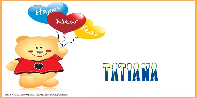 Cartoline di buon anno | Happy New Year Tatiana!