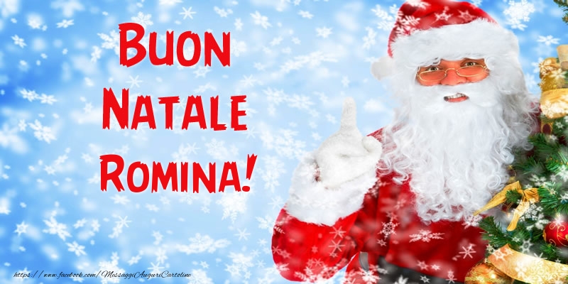 Cartoline di natale | Buon Natale Romina!