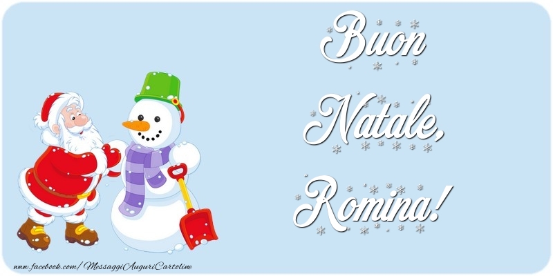 Cartoline di natale | Buon Natale, Romina