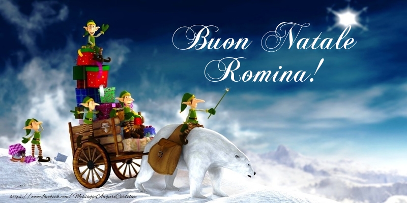 Cartoline di natale | Buon Natale Romina!