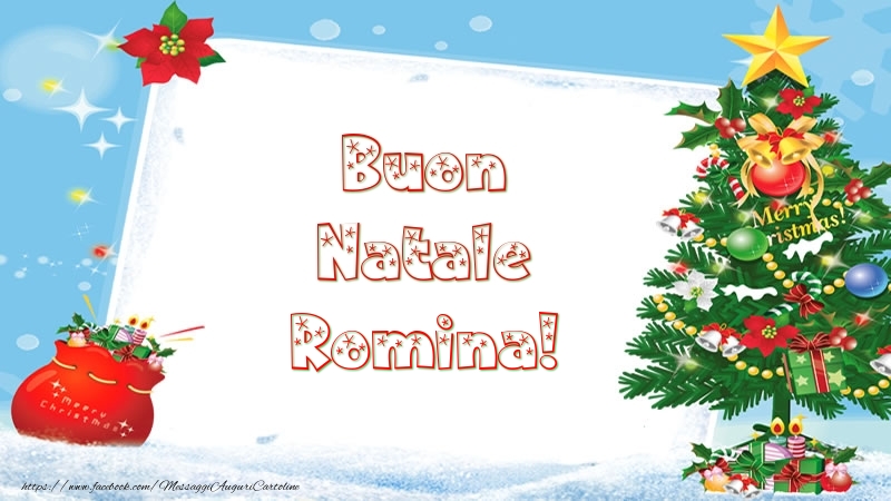  Cartoline di natale | Buon Natale Romina!