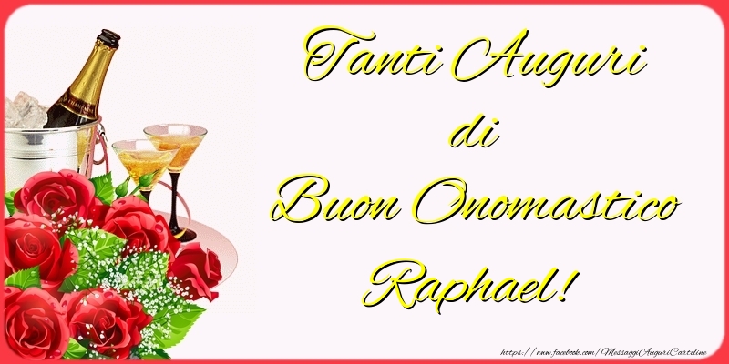 Cartoline di onomastico | Tanti Auguri di Buon Onomastico Raphael!