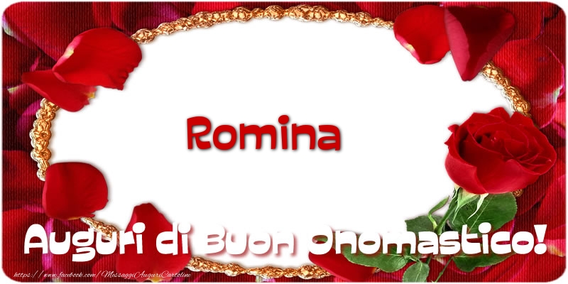 Cartoline di onomastico | Romina Auguri di Buon Onomastico!
